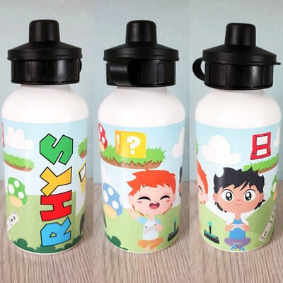 Some water bottles made with Lime and Kiwi Designs images