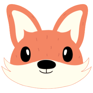 The face of a red fox