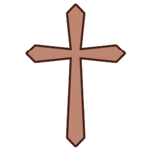 A slim holy cross