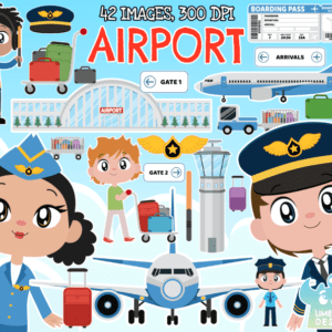 Airport Clipart Pack