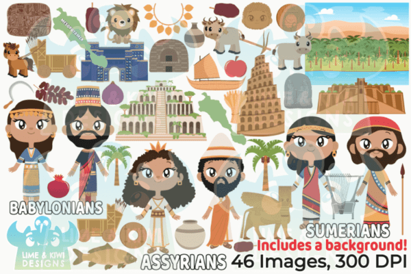 Ancient Mesopotamia Clipart Pack All Images