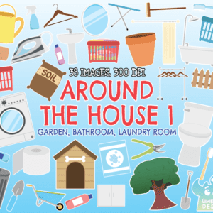 Around The House 1 Clipart Pack