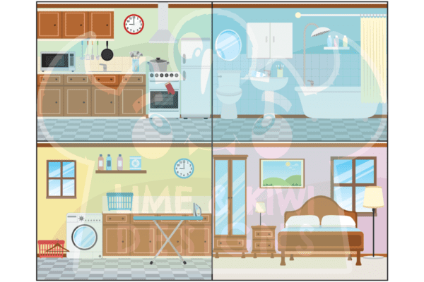 Around The House Backgrounds Clipart Preview 2