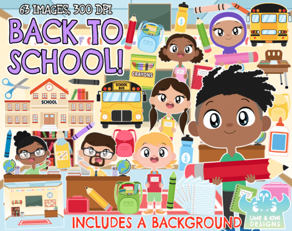 Back To School Clipart Pack