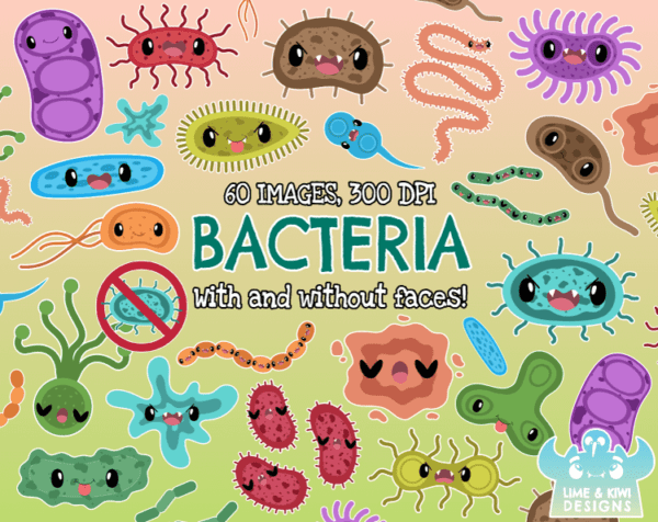 Bacteria Clipart Pack