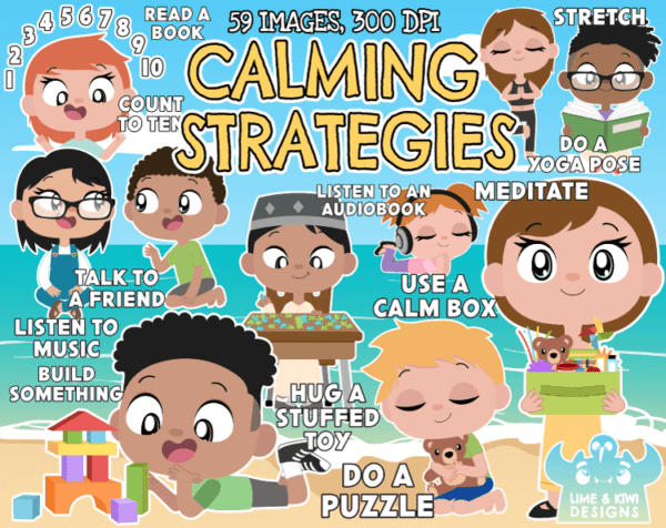 Calming Strategies Clipart Pack