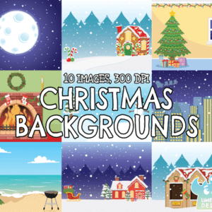 Christmas Backgrounds Clipart Preview 1