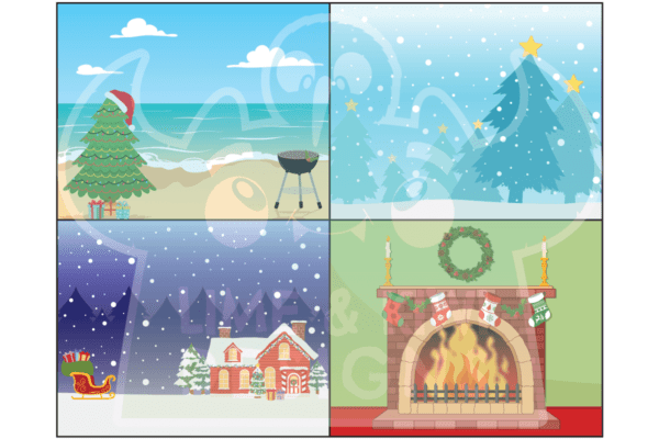 Christmas Backgrounds Clipart Preview 3