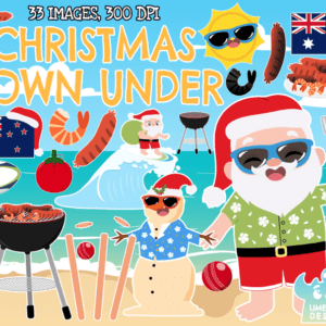 Christmas Down Under Clipart Pack