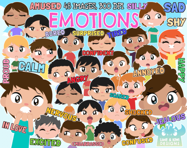 Emotions Clipart Pack