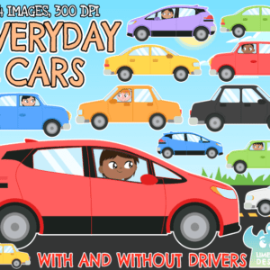 Everyday Cars Clipart Pack