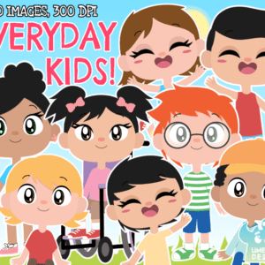 Everyday Kids Clipart Pack