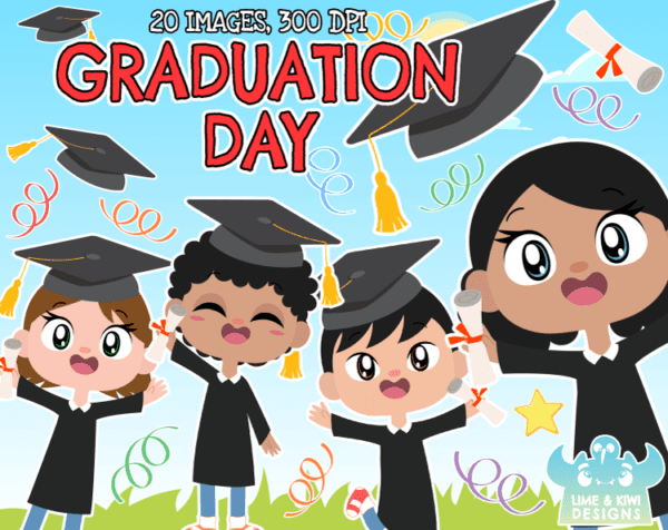 Graduation Day Clipart Pack