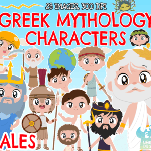 Greek Mythology Characters - Males Clipart Pack