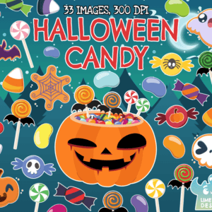 Halloween Candy Clipart Pack