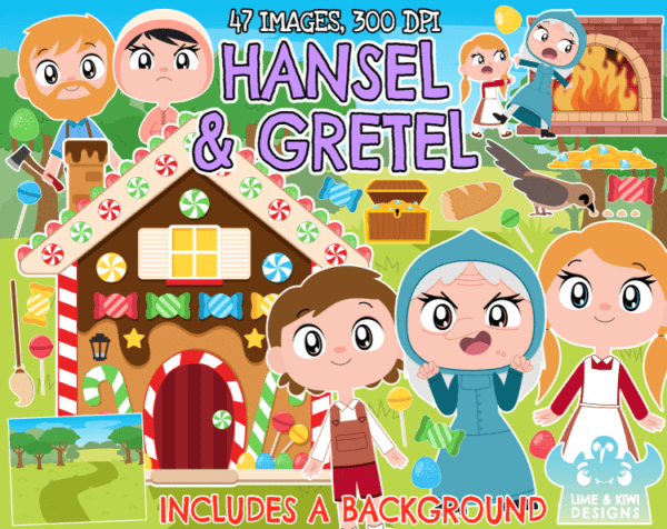 Hansel and Gretel Clipart Pack