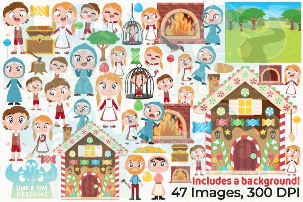 Hansel and Gretel Clipart Pack All Images