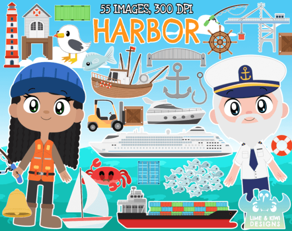 Harbor Clipart Pack