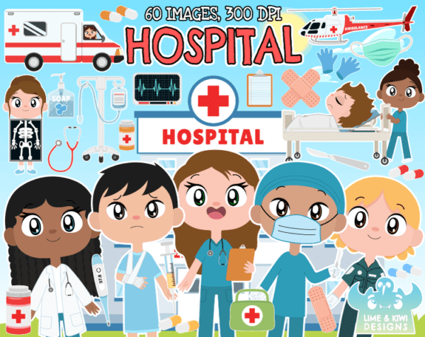 Hospital Clipart Pack