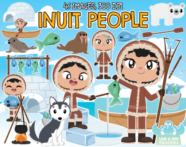 Inuit People Clipart Pack