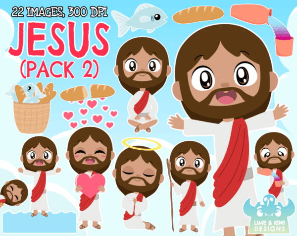 Jesus Christ (Option 2) Clipart Pack