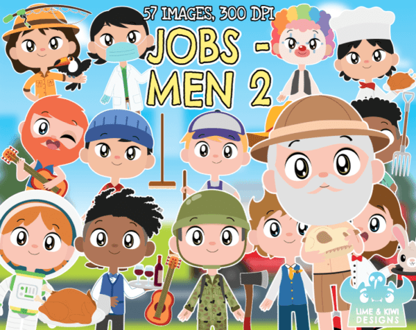 Jobs - Men 2 Clipart Pack