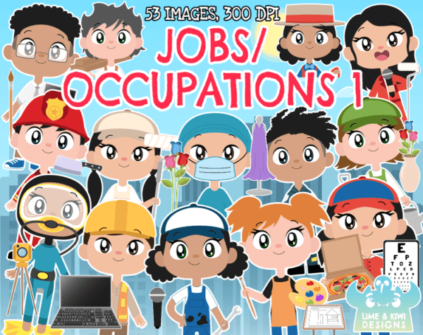 Jobs/Occupations 1 Clipart Pack