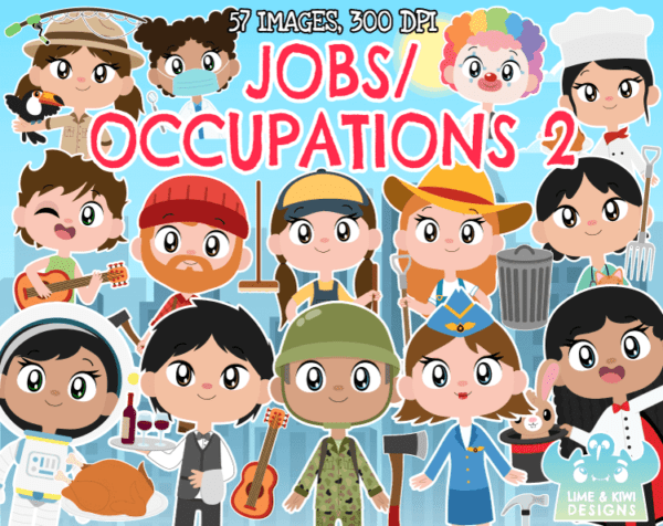 Jobs/Occupations 2 Clipart Pack