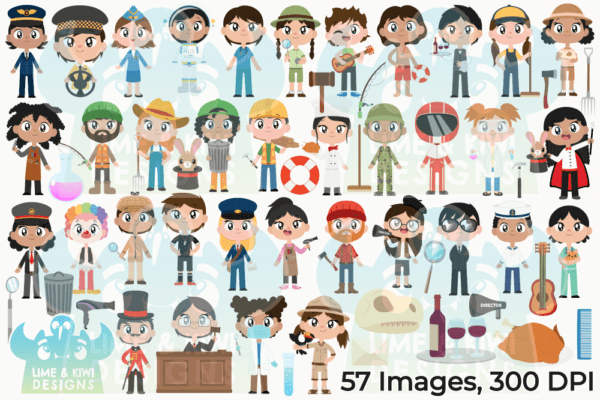 Jobs/Occupations 2 Clipart Pack All Images