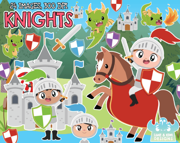 Knights Clipart Pack