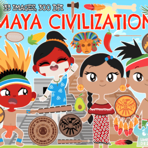 Maya Civilization Clipart Pack