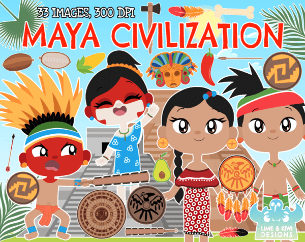 Maya Civilization Clipart Pack