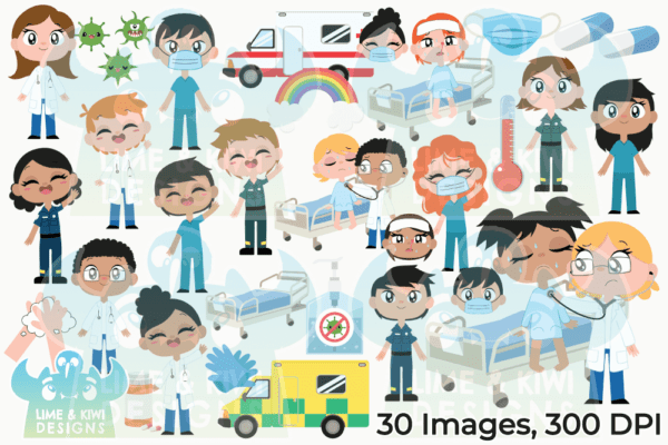 Medical Workers Clipart Pack All Images