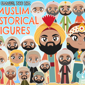 Muslim Historical Figures Clipart Pack