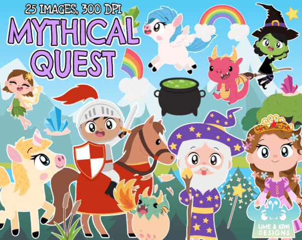 Mythical Quest Clipart Pack