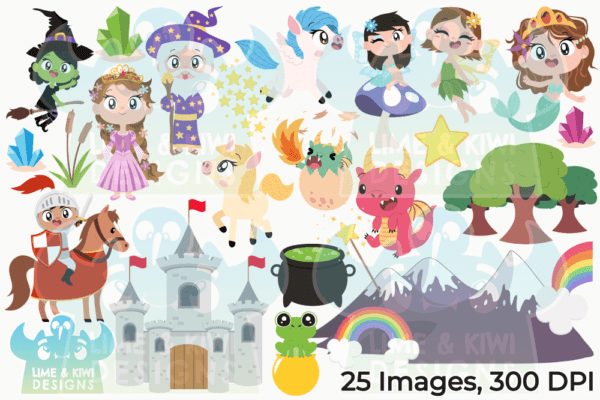 Mythical Quest Clipart Pack All Images