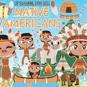 Native Americans Clipart Pack