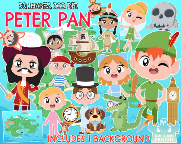 Peter Pan Clipart Pack