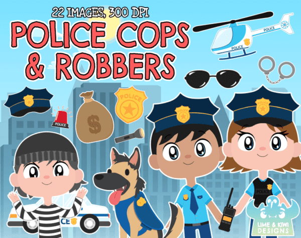 Police Clipart Pack