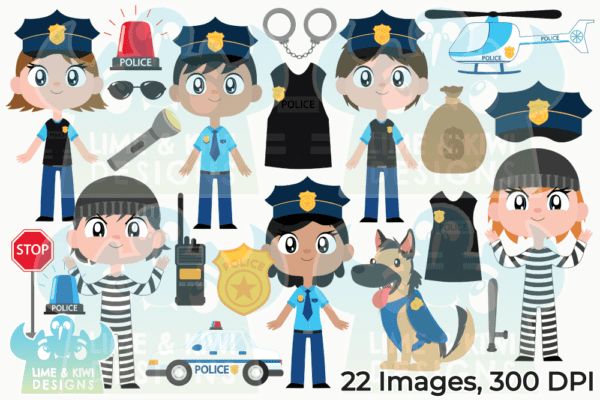 Police Clipart Pack All Images