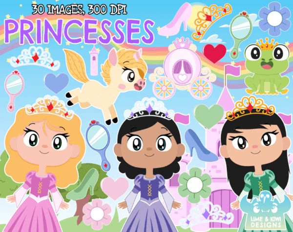 Princesses Clipart Pack