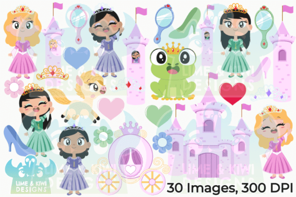 Princesses Clipart Pack All Images