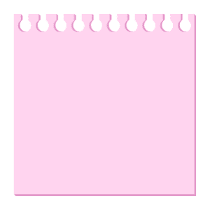 A Punched Pink Note