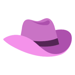 A Purple Western Hat