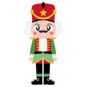 A Red and Green Nutcracker With Traditional Mouth