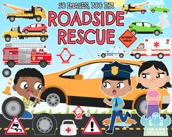 Roadside Rescue Clipart Pack