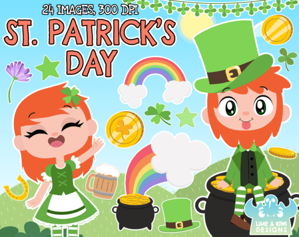 Saint Patrick's Day Clipart Pack