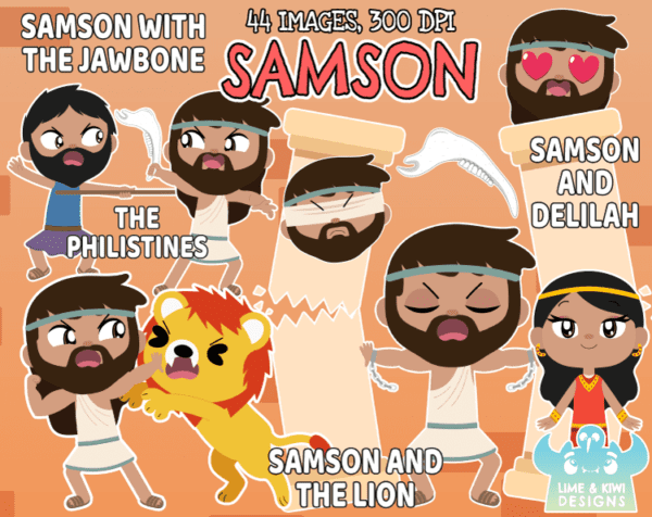 Samson Clipart Pack