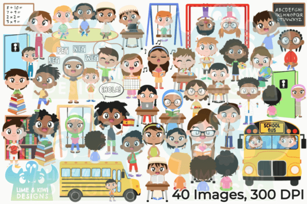 School Schedule Clipart Pack All Images