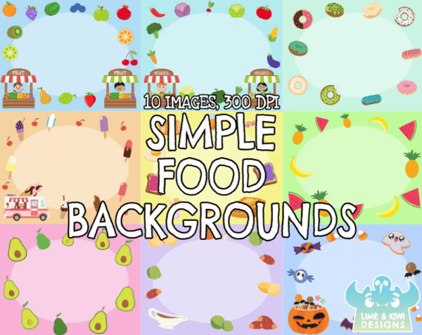 Simple Food Backgrounds Preview 1